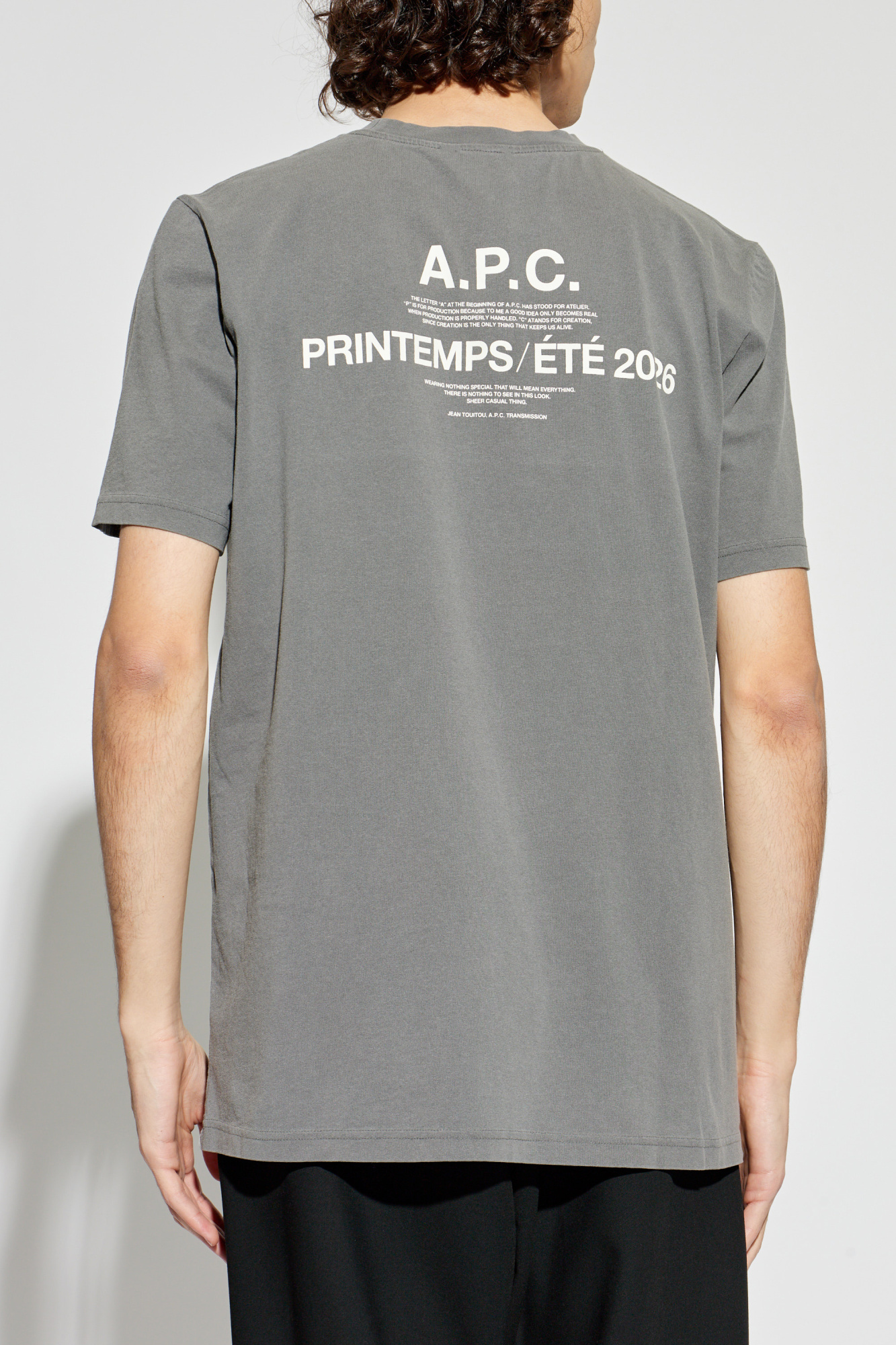 A.P.C. T-shirt with logo | Men's | Vitkac